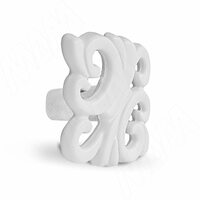 Ручка-кнопка белый матовый