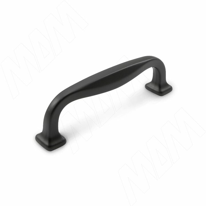 Ручка-скоба 96мм черный матовый