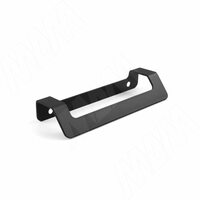 Профиль-ручка 96мм крепление саморезами черный матовый