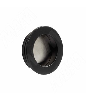 Ручка-раковина D40мм черный матовый