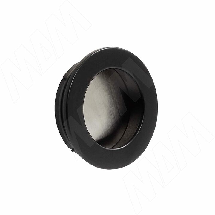 Ручка-раковина D40мм черный матовый