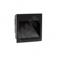 Ручка-раковина 32мм черный матовый