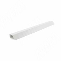 Профиль-ручка 396мм крепление саморезами белый матовый