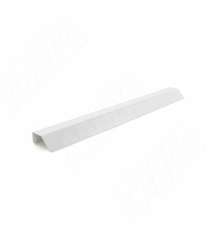 Профиль-ручка 396мм крепление саморезами белый матовый