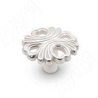 Ручка-кнопка серебро Венецианское