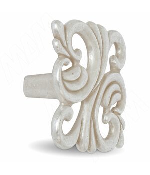 Ручка-кнопка 32мм серебро Венецианское