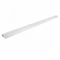 Профиль-ручка 896мм крепление саморезами белый матовый