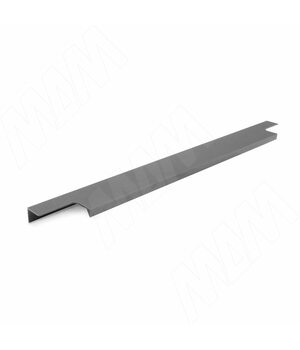 Профиль-ручка 446мм крепление саморезами графит