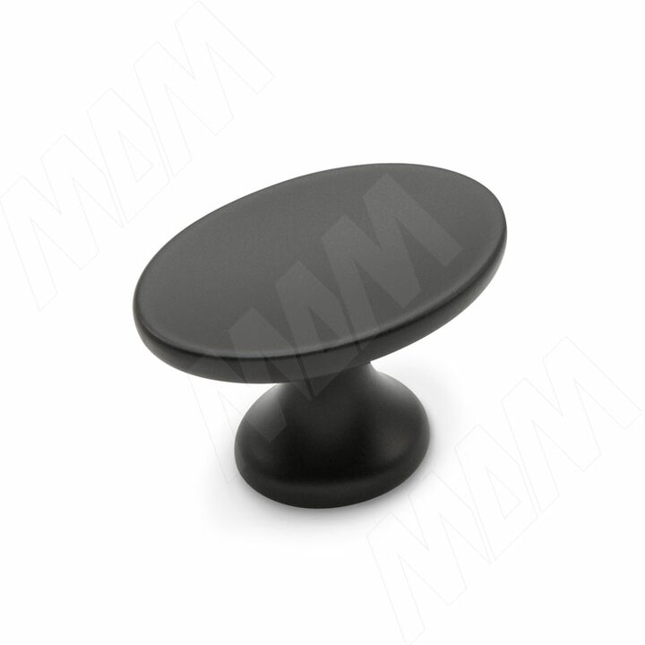 Ручка-кнопка черный матовый