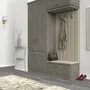HERMES Ручка-скоба 160мм черный матовый/золото матовое