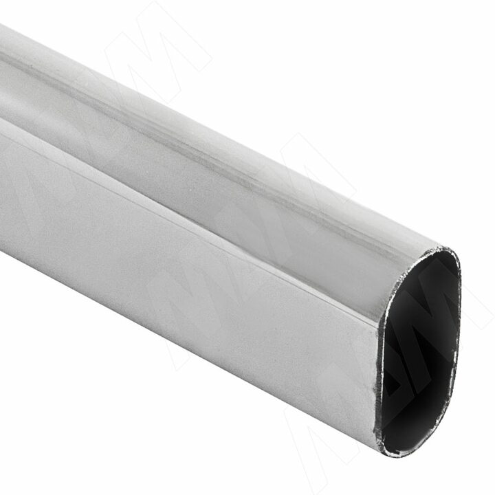 Труба овальная 15х30, хром, L-3000