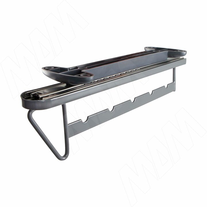 BELLE Выдвижная штанга 350 мм, графит, полн. выдв.