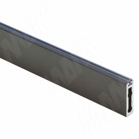 VOGUE Штанга прямоугольная 30х8, с демпфером, графит, L-900