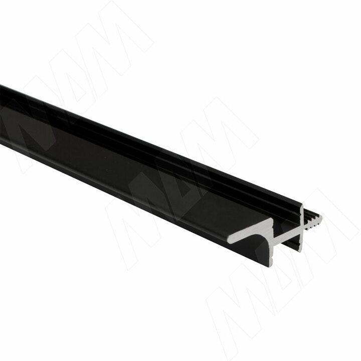 GOLIGHT Профиль-ручка для верхней базы, под две светодиодные ленты, черный матовый, L-2000
