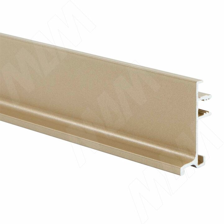 GOLINE Универсальная профиль-ручка без демпферов под столешницу, золото матовое, L-4080мм