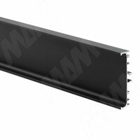 GOLINE Универсальная профиль-ручка без демпферов для среднего ящика, черный матовый, L-4180