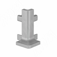 GOLINE Внешний угол для профиля 548A алюминий матовый