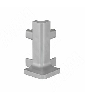 GOLINE Внешний угол для профиля 548A алюминий матовый