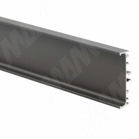 GOLINE Универсальная профиль-ручка без демпферов для среднего ящика, графит, L-4180мм