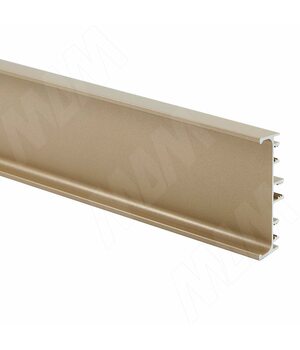 GOLINE Универсальная профиль-ручка без демпферов для среднего ящика, золото матовое, L-4180мм