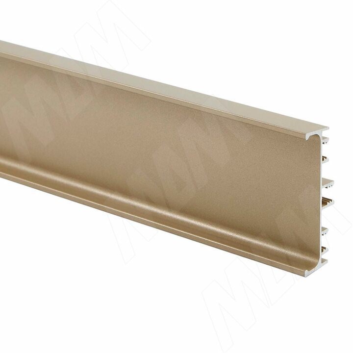 GOLINE Универсальная профиль-ручка без демпферов для среднего ящика, золото матовое, L-4180мм