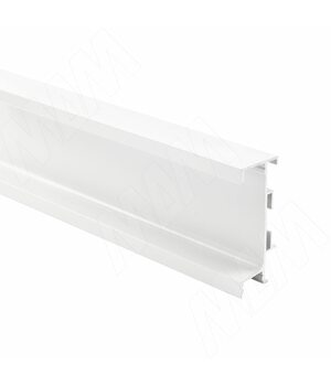 GOLIGHT Универсальная профиль-ручка под столешницу, под светодиодную ленту, белый матовый (краска), L-4100мм