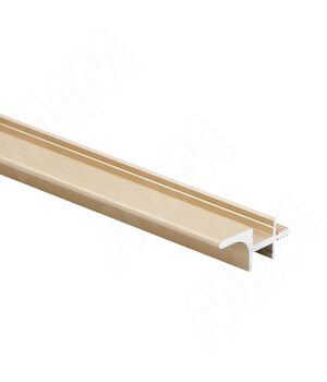 GOLIGHT Профиль-ручка для верхней базы, под две светодиодные ленты, золото брашированное, L-2000