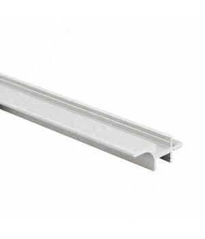 GOLIGHT Профиль-ручка для верхней базы, под две светодиодные ленты, алюминий матовый, L-2000