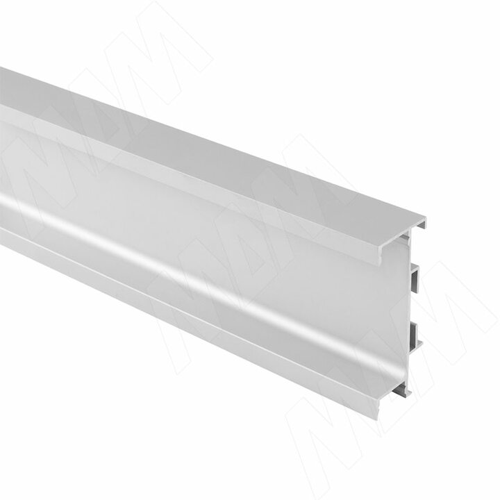 GOLIGHT Универсальная профиль-ручка под столешницу, под светодиодную ленту, алюминий матовый, L-4100мм