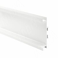 GOLIGHT Универсальная профиль-ручка для среднего ящика, под светодиодную ленту, белый матовый (краска), L-4100мм