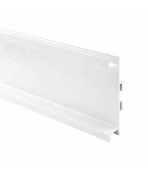 GOLIGHT Универсальная профиль-ручка для среднего ящика, под светодиодную ленту, белый матовый (краска), L-4100мм