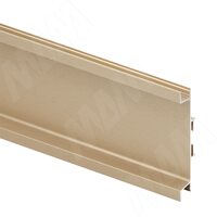 GOLIGHT Универсальная профиль-ручка для среднего ящика, под светодиодную ленту, золото брашированное, L-4100мм