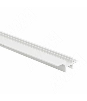 GOLIGHT Профиль-ручка для верхней базы, под две светодиодные ленты, белый матовый (краска), L-2000