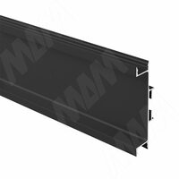 GOLIGHT Универсальная профиль-ручка для среднего ящика, под светодиодную ленту, черный матовый, L-4100мм