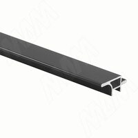 GOLIGHT Профиль-ручка для верхней базы, под светодиодную ленту, черный матовый (краска), L-2000