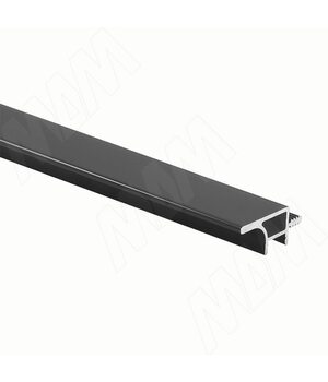 GOLIGHT Профиль-ручка для верхней базы, под светодиодную ленту, черный матовый (краска), L-2000