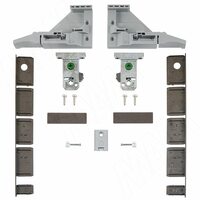 VIONARO Комплект фиксаторов фасада и заглушек внутреннего ящика h=185 мм, коричневый