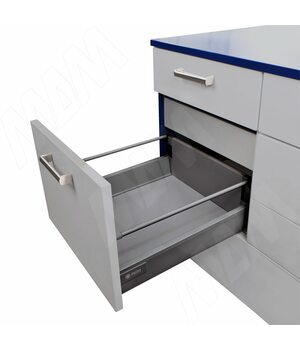 M-TECH стандартный ящик с рейлингом, длина 450 мм, графит