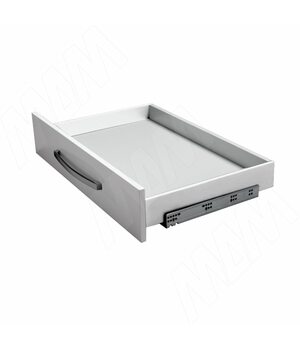 LS BOX комплект ящика 450 мм, белый, боковины h88 мм с направляющими плавного закрывания