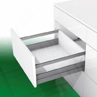 NOVA PRO SCALA [MS] Стандартный ящик h90 мм, с прямоугольным рейлингом, открывание от нажатия/плавное закрывание, 450 мм