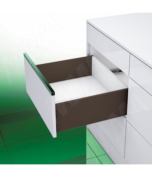 VIONARO [T] Высокий ящик H=185, плавное закрывание, коричневый, 500 мм