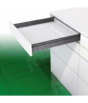 NOVA PRO SCALA [L] Ящик 63 мм под духовку, плавное закрывание, графит, 450 мм