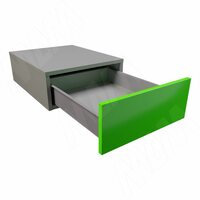 IMPAZ комплект ящика 400 мм, серый, боковины h86 мм, с роликовыми направляющими