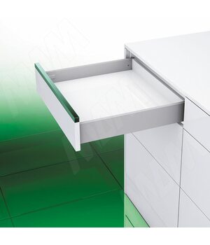 VIONARO [S] Стандартный ящик H=89, плавное закрывание, серый металлик, 450 мм