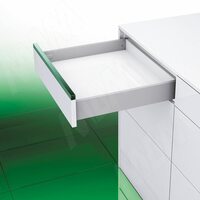 VIONARO [S] Стандартный ящик H=89, плавное закрывание, серый металлик, 500 мм