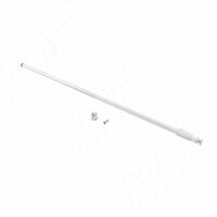 UNISET круглый рейлинг 450 мм, белый