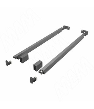 NOVA PRO SCALA комплект прямоугольных рейлингов 500 мм, графит
