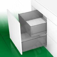 NOVA PRO SCALA [HI F8] Высокий внутренний ящик F8 без рейлингов, h186 мм, открывание от нажатия/плавное закрывание, 450 мм