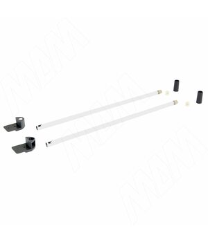 NOVA PRO DELUXE комплект круглых рейлингов 350 мм, белый