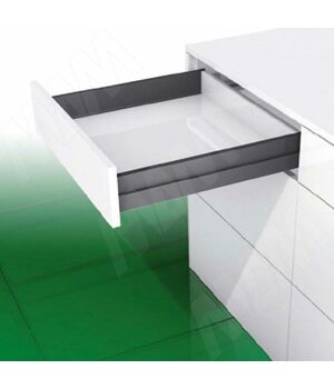 NOVA PRO SCALA [S] Стандартный ящик без рейлингов, h90 мм, плавное закрывание, графит, 500 мм